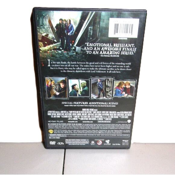 Harry Potter and the Deathly Hallows Part 2 DVD, 2011 Final Battle Fantasy Movie - Picture 3 of 3